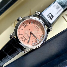 Chopard Happy Diamonds New Leather Strap Watch