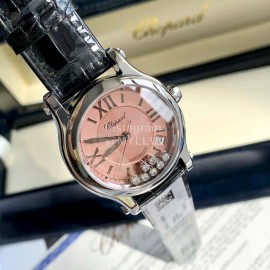 Chopard Happy Diamonds New Leather Strap Watch