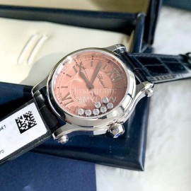 Chopard Happy Diamonds New Leather Strap Watch