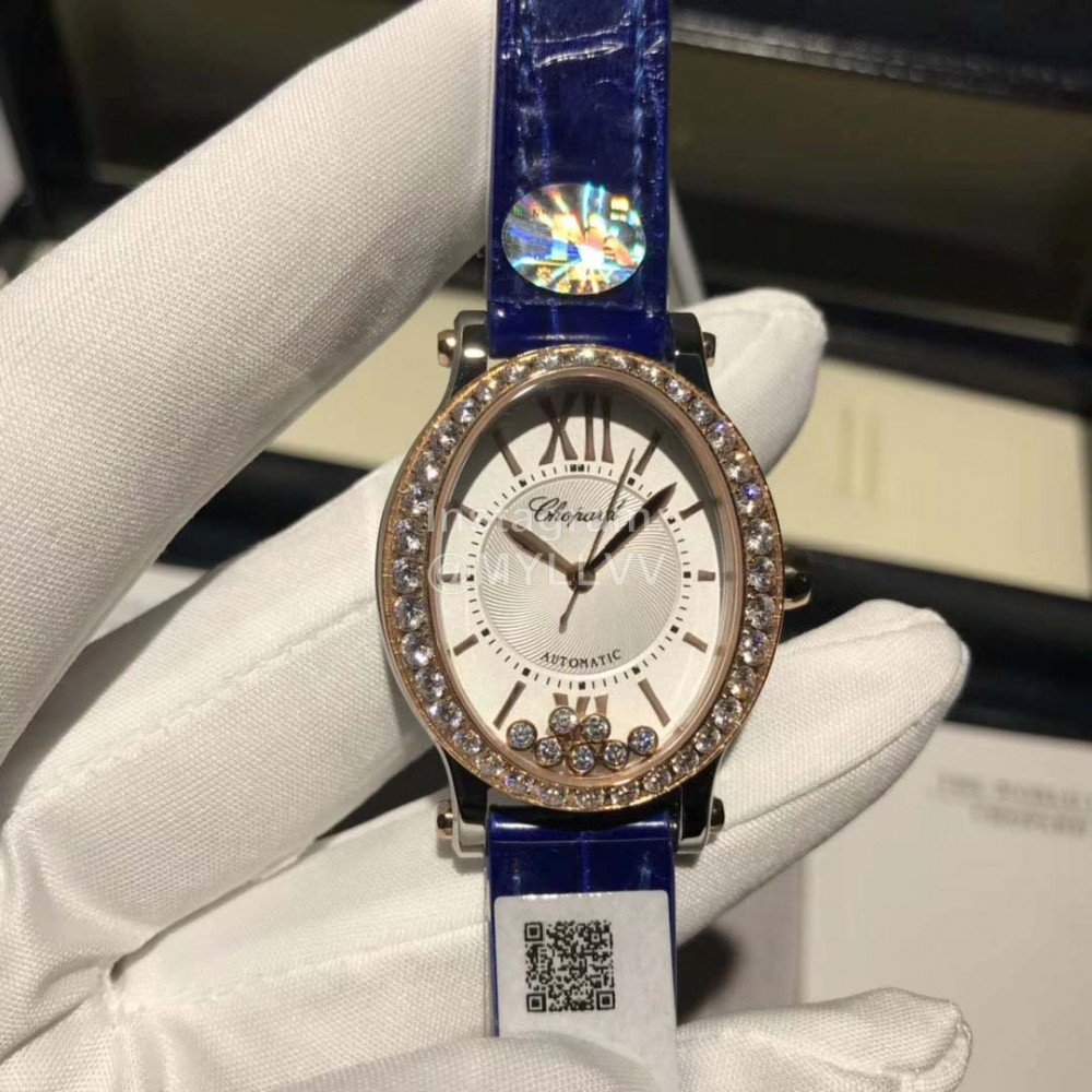 Chopard Happy Diamonds Fashion Roman Numeral Dial Mechanical Watch