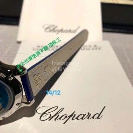 Chopard Happy Diamonds Roman Numeral Dial Leather Strap Watch