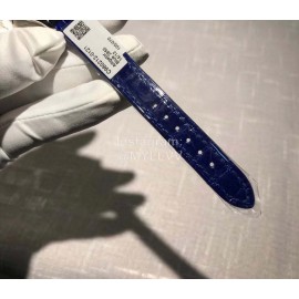 Chopard Happy Diamonds Roman Numeral Dial Leather Strap Watch