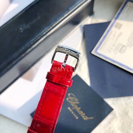 Chopard Nr-Factory Impepiale Series Red Leather Strap Watch