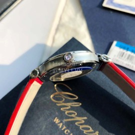 Chopard Nr-Factory Impepiale Series 36mm Dial Leather Strap Watch Red