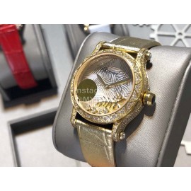 Chopard Blingbling 36mm Dial Watch For Women Gold