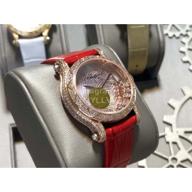 Chopard Blingbling 36mm Dial Watch For Women Red