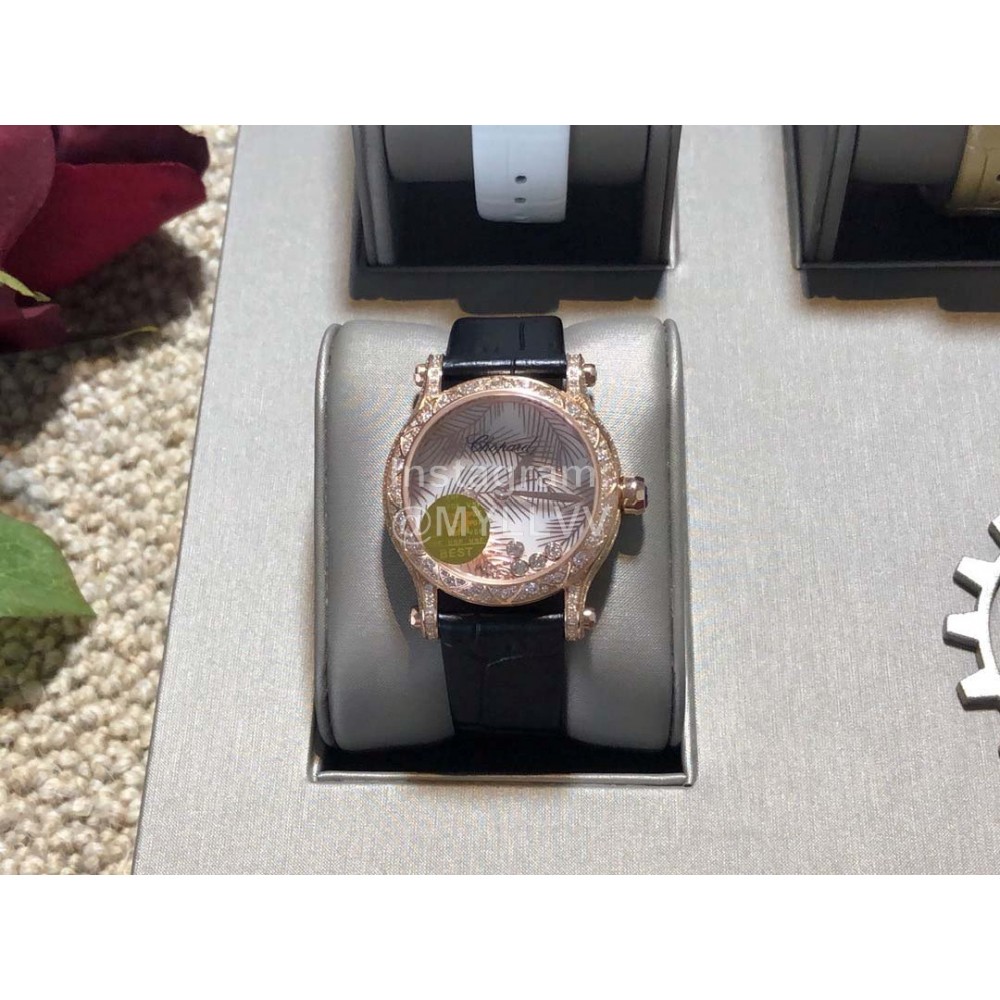 Chopard Blingbling 36mm Dial Watch For Women Black