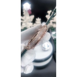 Chopard Diamond Dial Leather Strap Watch For Women