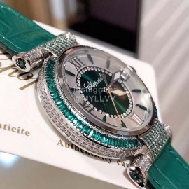 Chopard Imperiale Series Roman Numeral Dial Leather Strap Watch