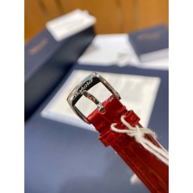 Chopard Imperiale Series Roman Numeral 29mm Dial Leather Strap Watch Red