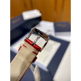 Chopard Imperiale Series Roman Numeral 29mm Dial Leather Strap Watch Red