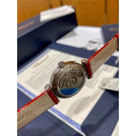 Chopard Imperiale Series Roman Numeral 29mm Dial Red Leather Strap Watch