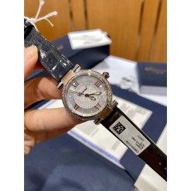 Chopard Imperiale Series Roman Numeral 29mm Dial Leather Strap Diamond Watch