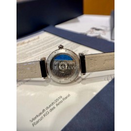 Chopard Imperiale Series Roman Numeral 29mm Dial Leather Strap Diamond Watch