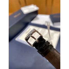 Chopard Imperiale Series Roman Numeral 29mm Dial Leather Strap Diamond Watch