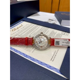 Chopard Imperiale Series Roman Numeral 29mm Dial Leather Strap Watch