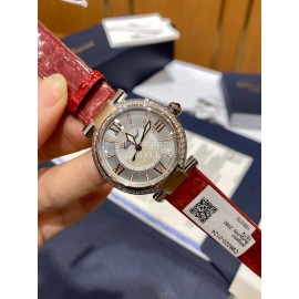 Chopard Imperiale Series Roman Numeral 29mm Dial Leather Strap Watch