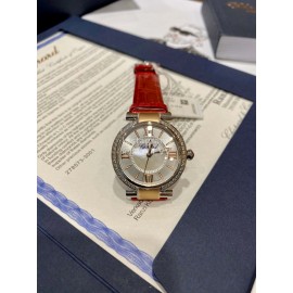 Chopard Imperiale Series Roman Numeral 29mm Dial Leather Strap Watch