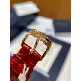 Chopard Imperiale Series 29mm Roman Numeral Dial Leather Strap Watch Red