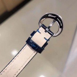 Chopard Fashion Diamond Leather Strap Watch