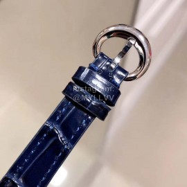 Chopard Fashion Colourful Diamond Leather Strap Watch