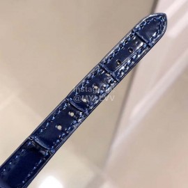 Chopard Fashion Colourful Diamond Leather Strap Watch