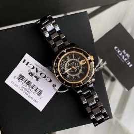 Coach Fashion Dial Watch For Women Black