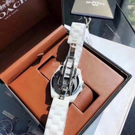 Coach Fashion Dial Watch For Women White