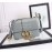 Dior 30 Montaigne Metal "CD" Buckle Leather Crossbody Bag Gray D6712