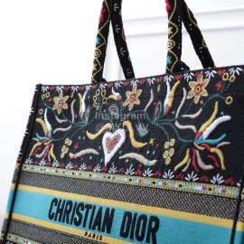 Dior Book Tote British Love Letters Square Tote Bag