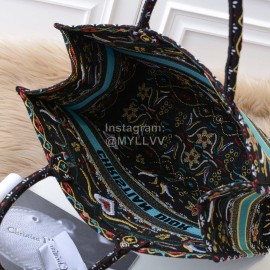 Dior Book Tote British Love Letters Square Tote Bag