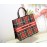 Dior Book Tote British Color Plaid Letter Handbags