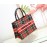 Dior Book Tote British Color Plaid Letter Handbag