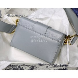 Dior 30 Montaigne Mini BoxCD Letter Leather Small Crossbody Bag Rock Gray M9032