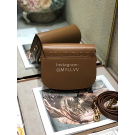 Dior Bobby Vintage CD Logo Print Small Shoulder Bag Caramel 9268