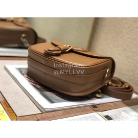 Dior Bobby Vintage CD Logo Print Small Shoulder Bag Caramel 9268