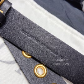 Dior Black Calf Leather Retro Pin Buckle 35mm Belt