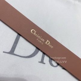 Dior Classic Calf Leather Cd Buckle 20mm Belt Pink