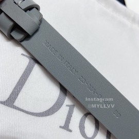 Dior Classic Calf Leather Cd Buckle 20mm Belt Blue