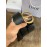 Dior New Black Calf Leather Gold Cd Buckle 40mm Belt For Women