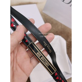 Dior Love Printing 15mm Belt For Women