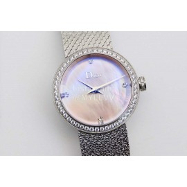 La D De Dior Satine Bulingbuling Diamond Watch For Women