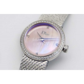 La D De Dior Satine Bulingbuling Diamond Watch For Women