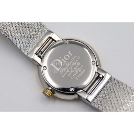 La D De Dior Satine Bulingbuling Diamond Watch For Women Red