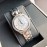 Dior Viii Series 33mm Dial Steel Strap Watch For Women White