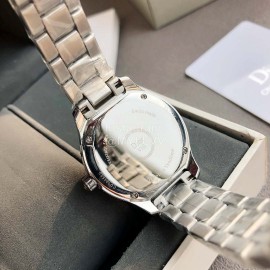 Dior Viii Series 33mm Dial Steel Strap Watch For Women White