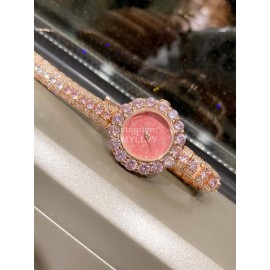 La D De Dior Diamond Watch For Women Pink