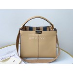 Fendi Fashion Medium Calf Crossbody Bag For Women Khaki