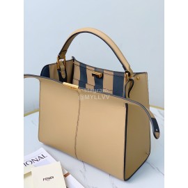 Fendi Fashion Medium Calf Crossbody Bag For Women Khaki