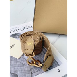 Fendi Fashion Medium Calf Crossbody Bag For Women Khaki